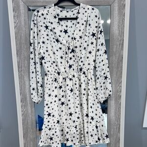 Starry Night Long Sleeve Dress